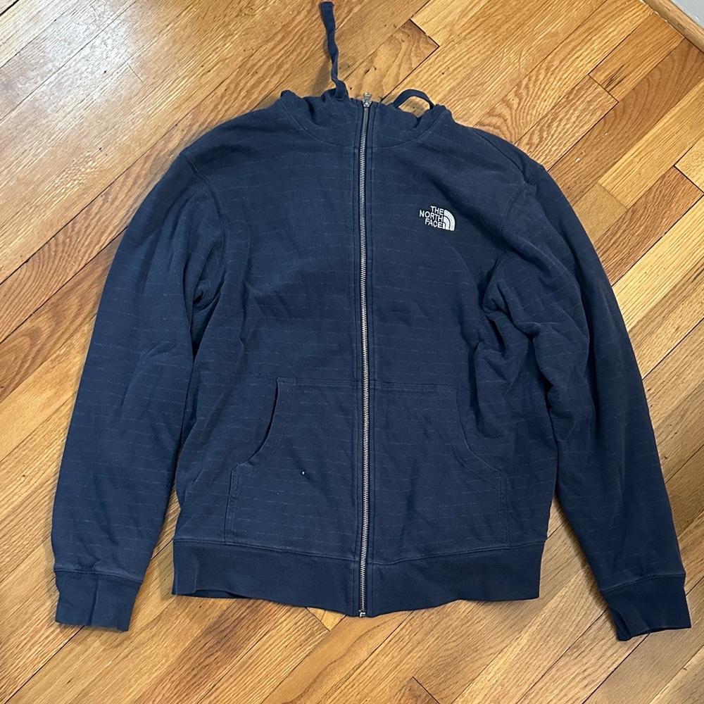 The North Face Men's Navy Zip-Up Sweater
